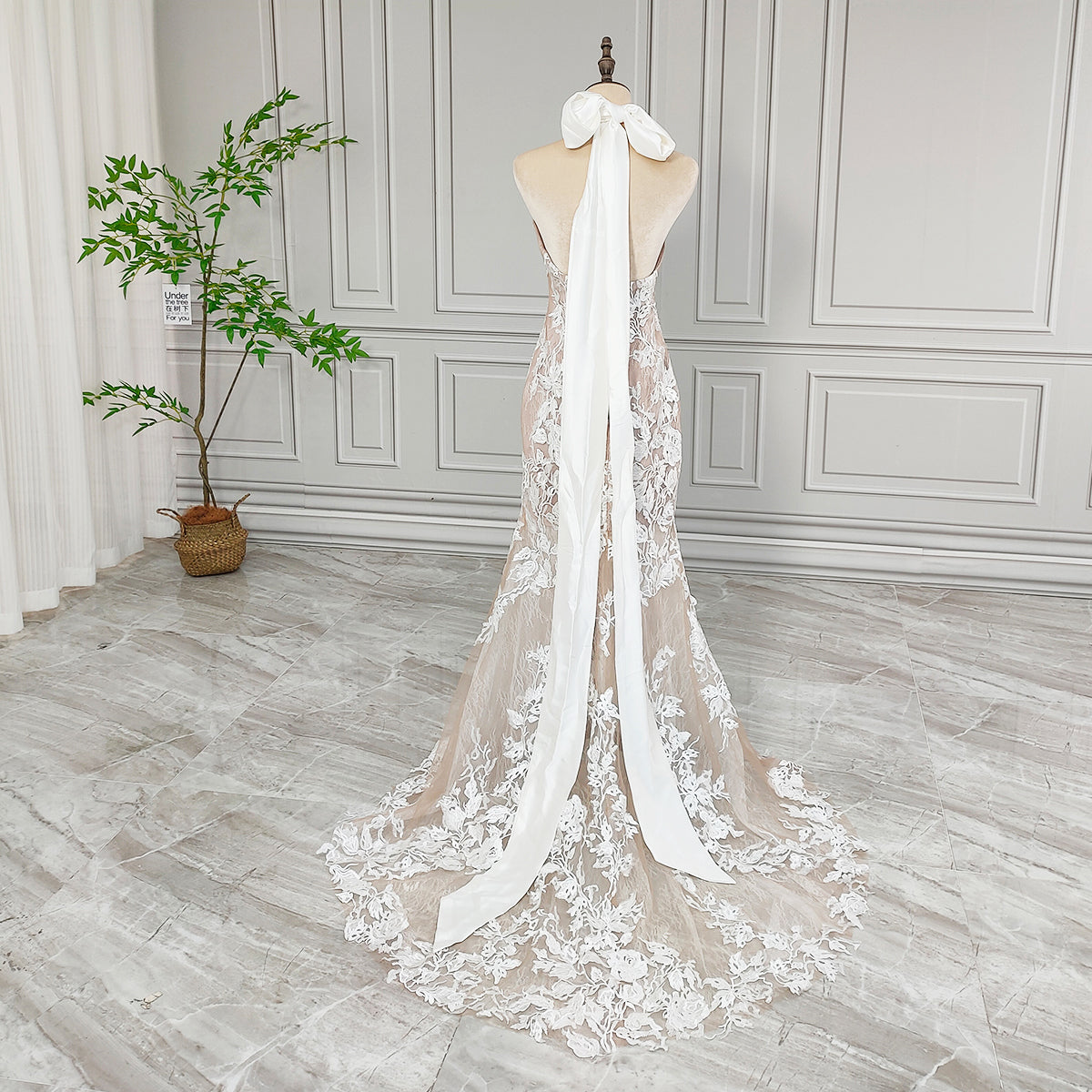 Seraphina Halter Mermaid Gown