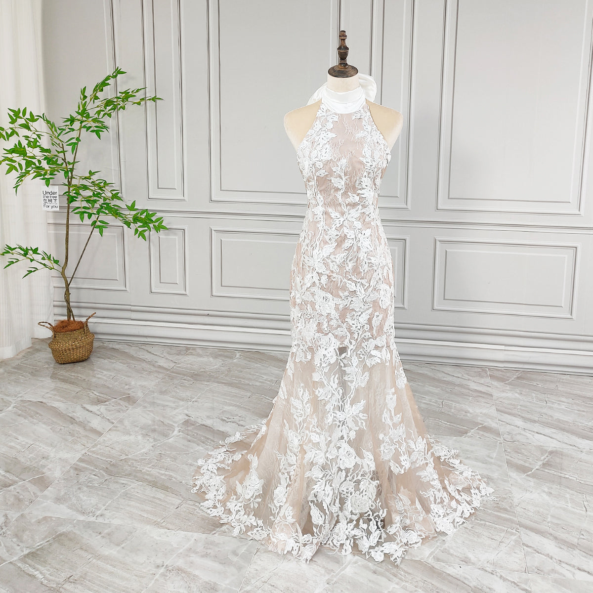 Seraphina Halter Mermaid Gown